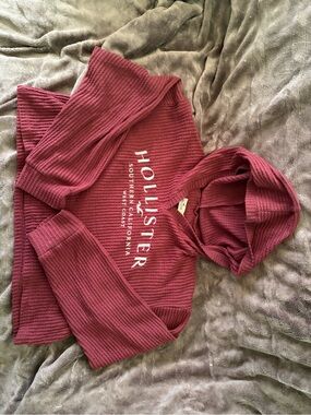 Hollister Women's Ribbed Hoodie Sweater